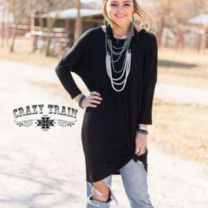 NEW Crazy Train Black Pick Me Up Pico Top